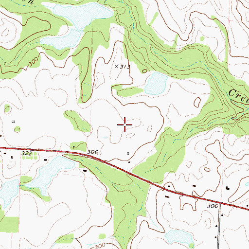 Topographic Map of Hawkinsville Division, GA