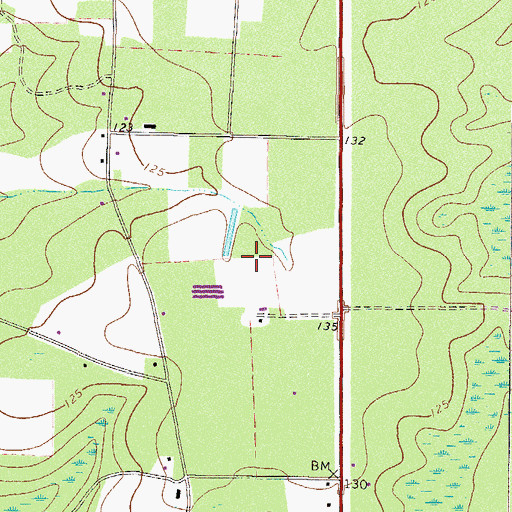 Topographic Map of Hoboken Division, GA