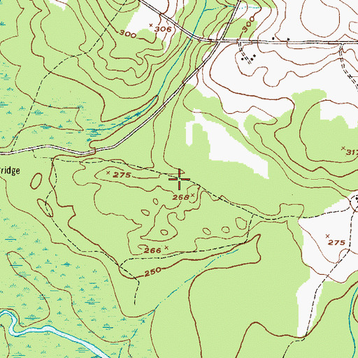 Topographic Map of Keysville Division, GA