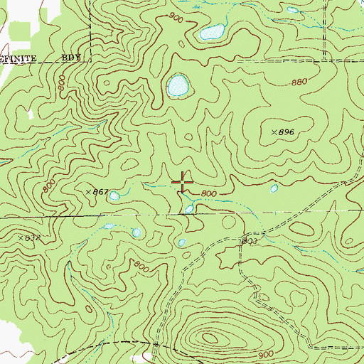 Topographic Map of Kingston Division, GA