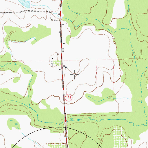 Topographic Map of Leslie-De Soto Division, GA