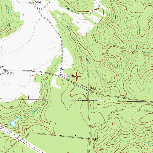 Topographic Map of Linton Division, GA
