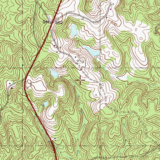 Topographic Map of Little River Division, GA
