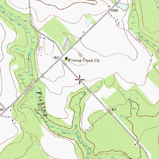 Topographic Map of Lumber City Division, GA