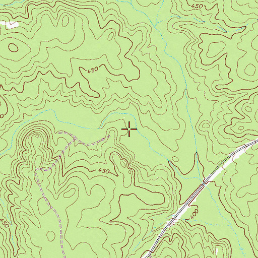 Topographic Map of Mayfield Division, GA