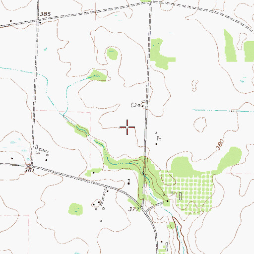 Topographic Map of Montezuma Division, GA