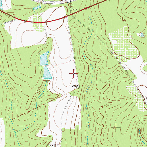 Topographic Map of Mount Vernon-Ailey Division, GA