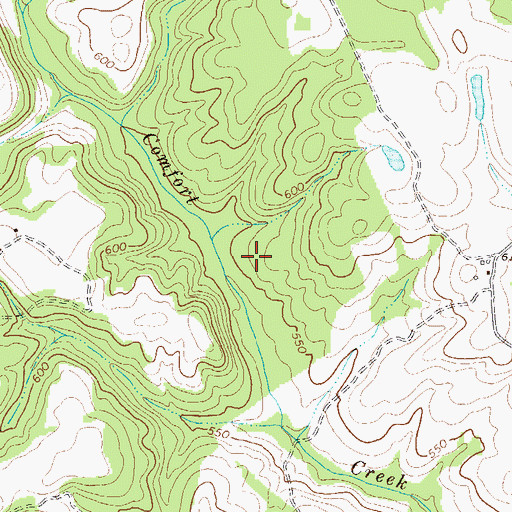 Topographic Map of Norwood Division, GA