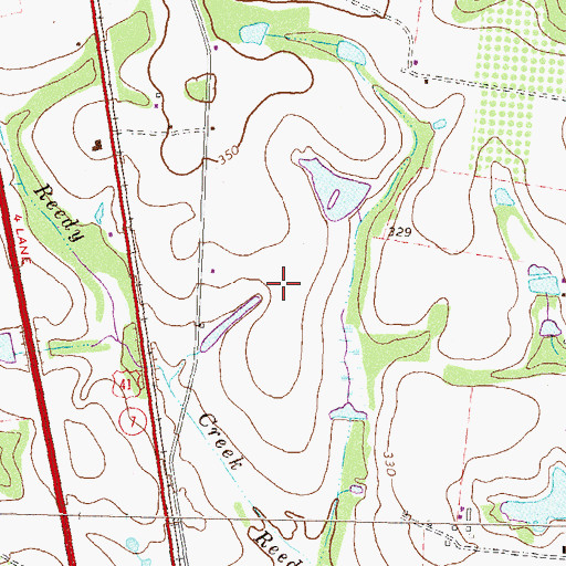 Topographic Map of Eldorado Division, GA