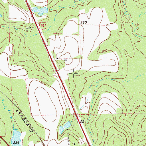 Topographic Map of Ochlocknee Division, GA