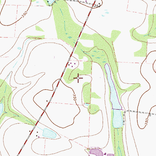 Topographic Map of Ocilla Division, GA