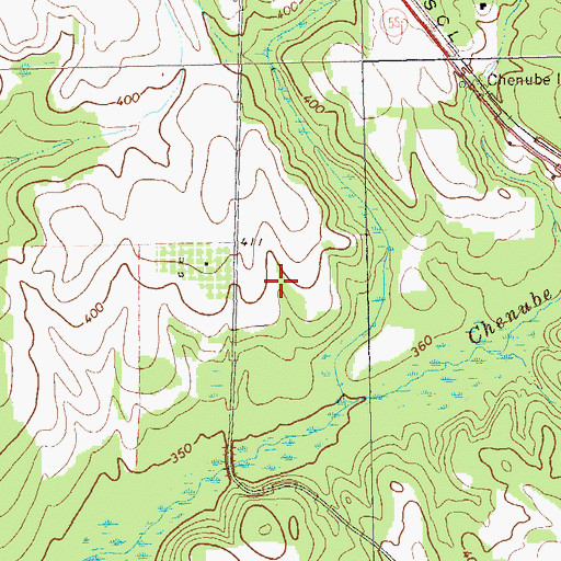 Topographic Map of Parrott Division, GA