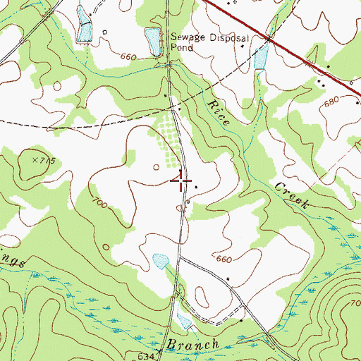 Topographic Map of Rutledge Division, GA
