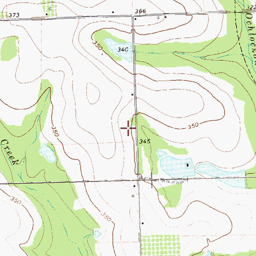 Topographic Map of Sale City Division, GA