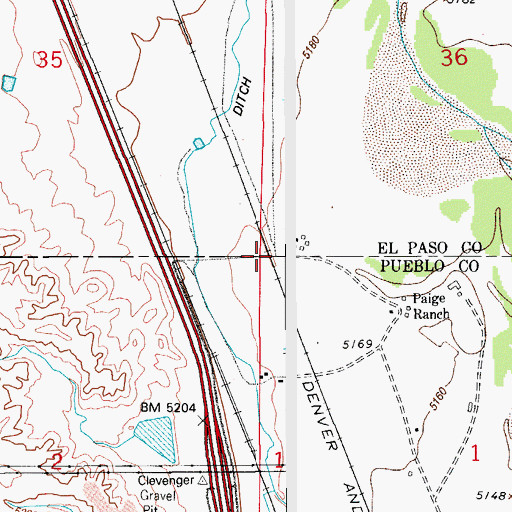 Topographic Map of Henkel, CO
