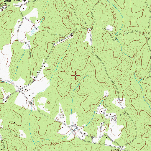 Topographic Map of South Pickens Division (historical), GA