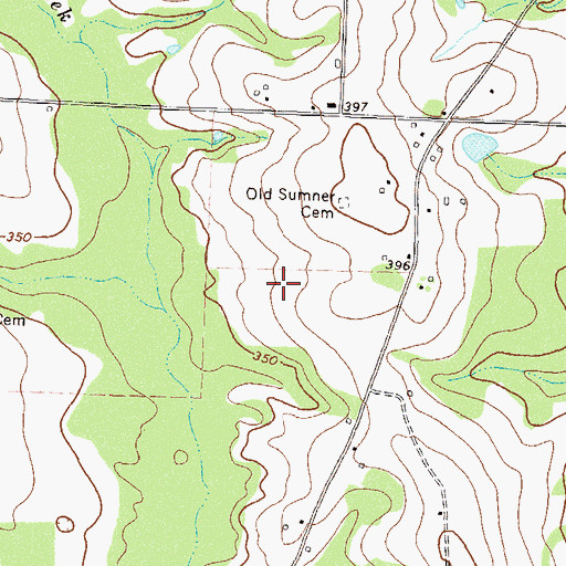 Topographic Map of Sumner Division (historical), GA
