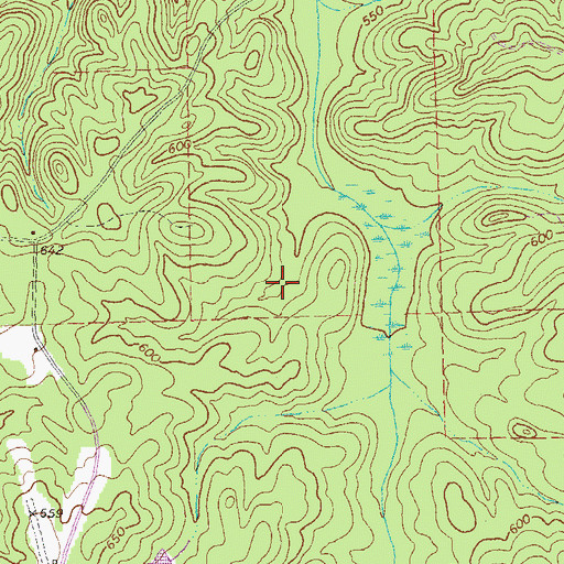 Topographic Map of Talbotton Division, GA