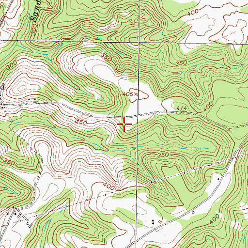 Topographic Map of Tennille Division, GA
