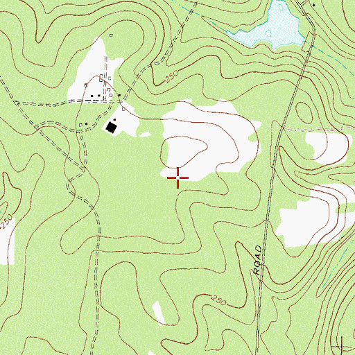Topographic Map of Thomasville Division, GA