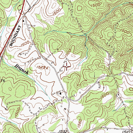 Topographic Map of Turnerville Division, GA