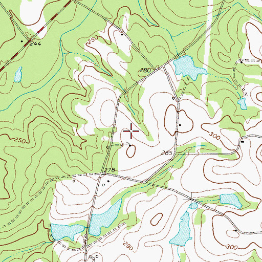 Topographic Map of Twin City Division, GA