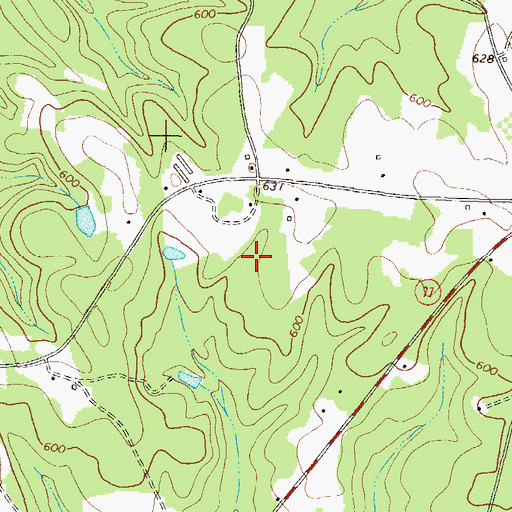 Topographic Map of Vesta-Enterprise Division, GA