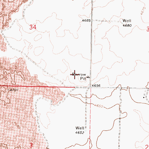 Topographic Map of Atomic City Division, ID