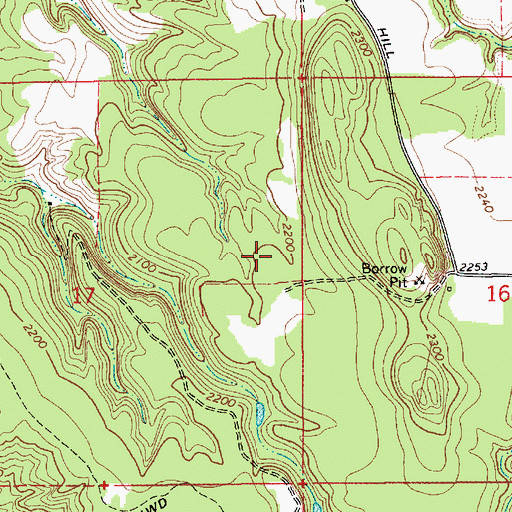 Topographic Map of Bonners Ferry Division, ID