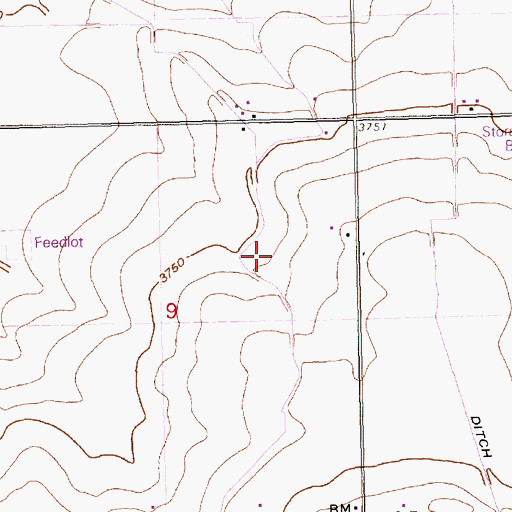 Topographic Map of Buhl Division, ID
