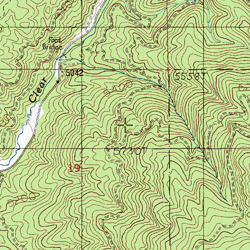Topographic Map of Cascade Division, ID