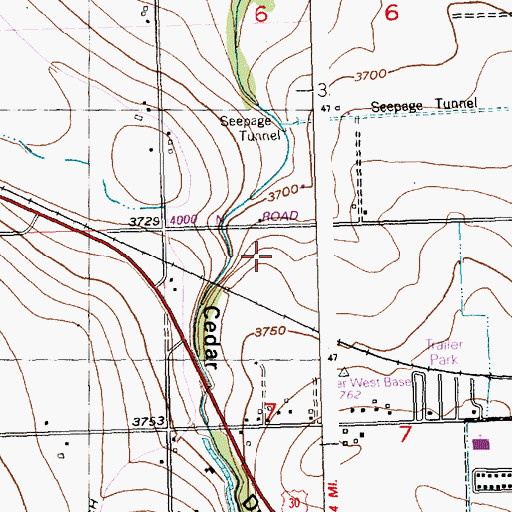 Topographic Map of Filer Division, ID