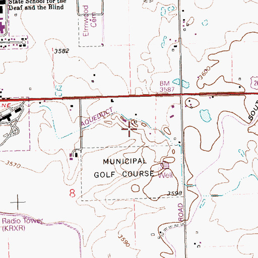 Topographic Map of Gooding Division, ID