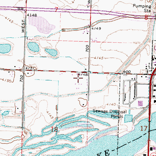 Topographic Map of Heyburn Division, ID