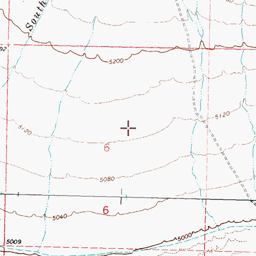 Topographic Map of Howe Division, ID