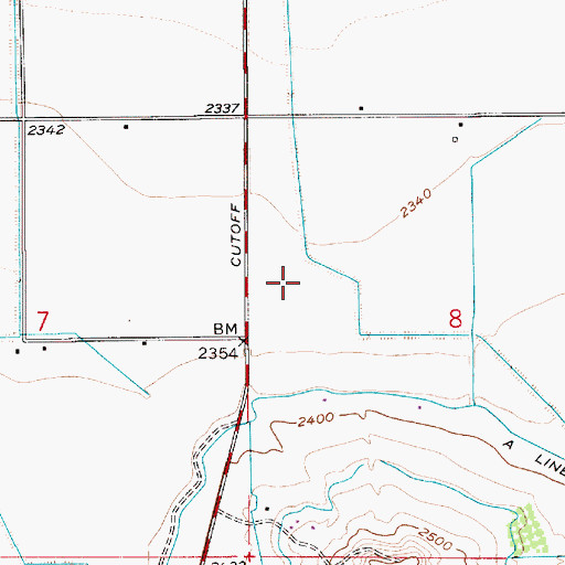 Topographic Map of Marsing Division, ID