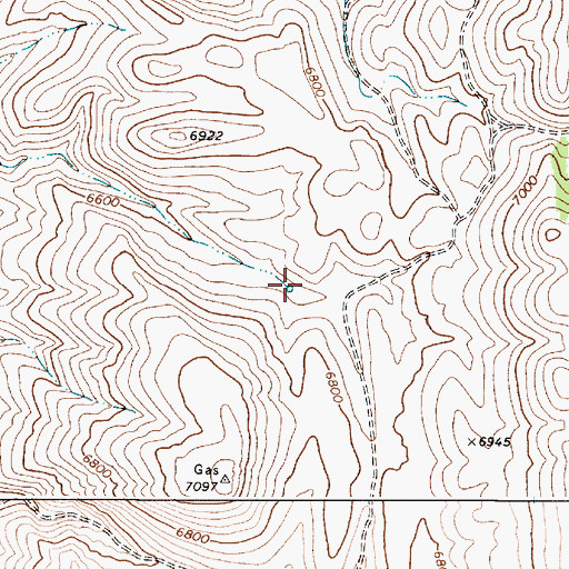 Topographic Map of Montpelier Division, ID