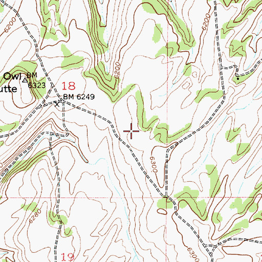 Topographic Map of East Madison Division, ID