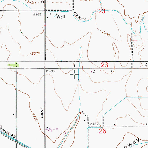 Topographic Map of Notus Division, ID