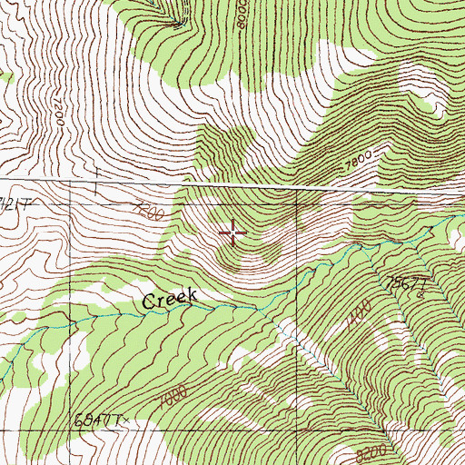 Topographic Map of Patterson Division, ID