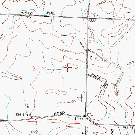 Topographic Map of Paul Division, ID