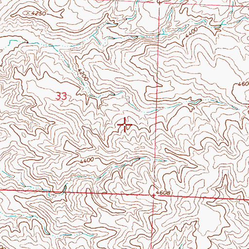 Topographic Map of Salmon Division, ID