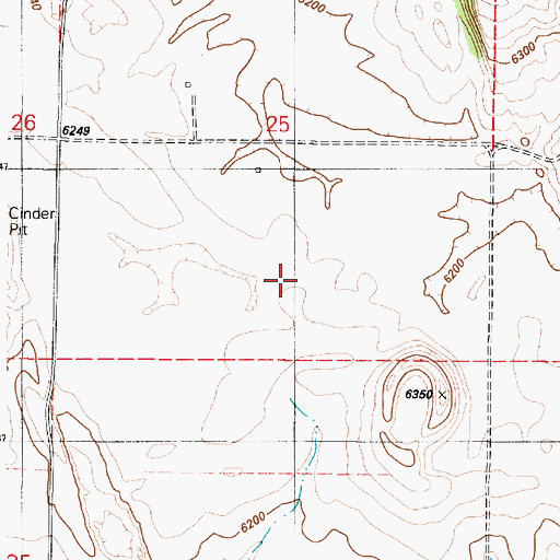 Topographic Map of Soda Springs Division, ID