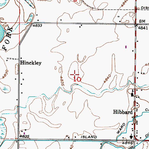 Topographic Map of Sugar City Division, ID