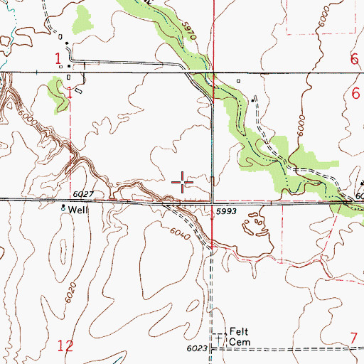 Topographic Map of Tetonia Division, ID