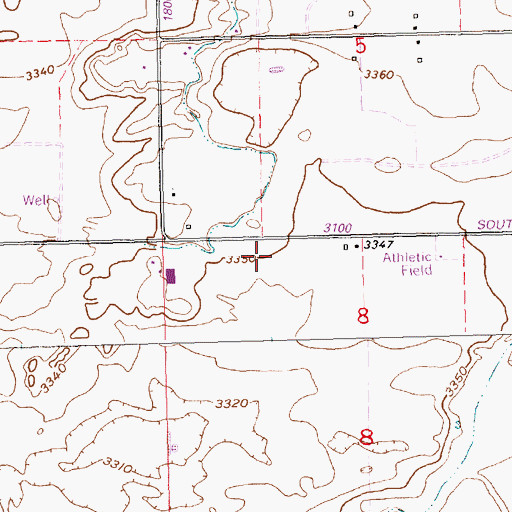Topographic Map of Wendell Division, ID