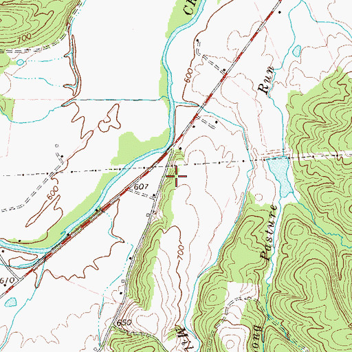 Topographic Map of Carr Cemetery, WV