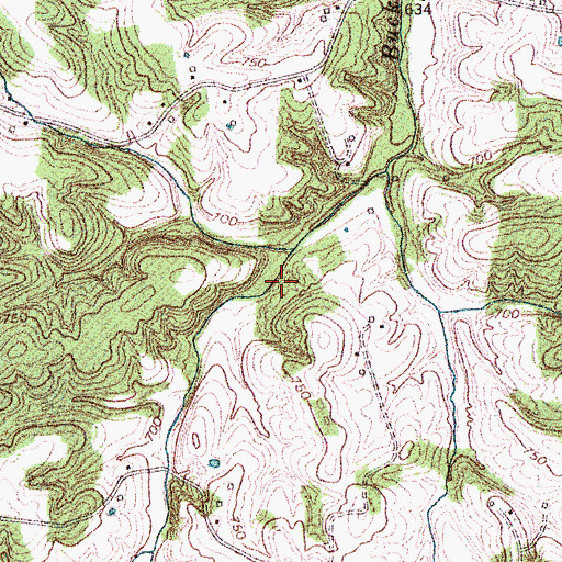 Topographic Map of Adolphus Division, KY