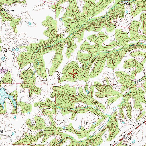 Topographic Map of Bardwell Division, KY