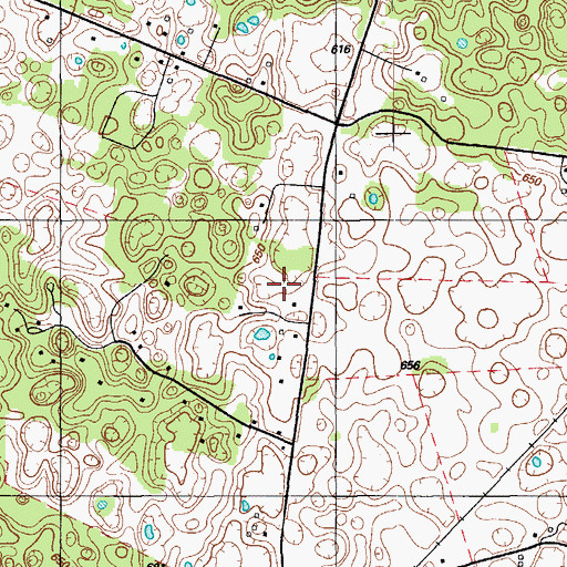 Topographic Map of Brandenburg Division, KY